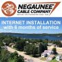 Internet Installation and 6 months of service