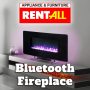 Electronic Fireplaces with Real Heat, Bluetooth Speakers & LED Mo
